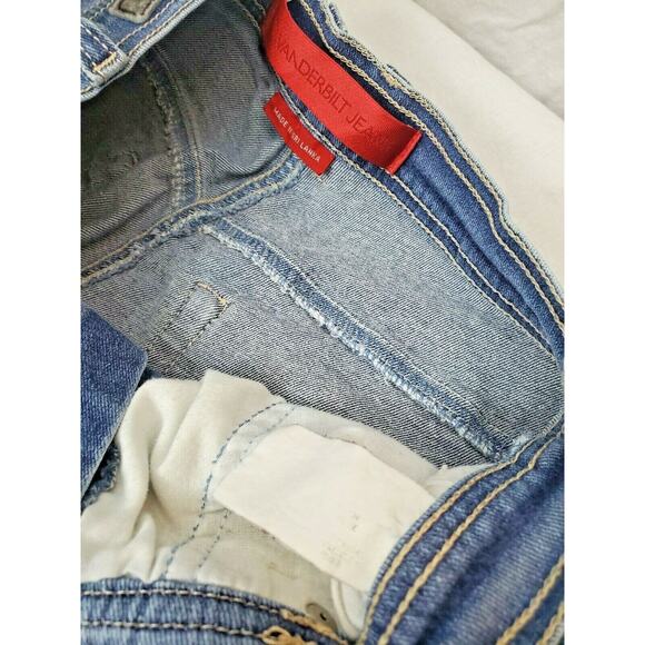 Gloria Vanderbilt Crop Jeans Womens Size 6 Blue Straight High Rise Pants 26x26 - Picture 6 of 6